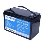 Pris Ffatri Beic Dwfn Solar RV Carafan Morol 12 folt Batris Ion Lithiwm 12V 100ah Batri LiFePO4