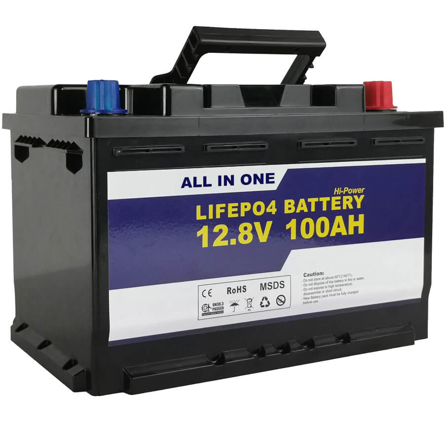 Batri Storio Pŵer Solar amnewid GEL / CCB 12v 100ah Batri ïon lithiwm ...
