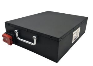 batri li-ion pwysau ysgafn 24V50Ah gyda chyfathrebu RS4835 ar gyfer robot AGV
