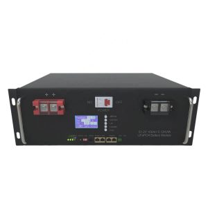 6000 Beiciau 48V 100Ah 5Kwh RS48 Batri Solar LiFePo4 gyda Chabinet 5U